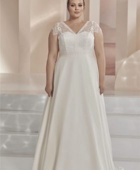 CERISE - robe de mariée grande taille style bohème

